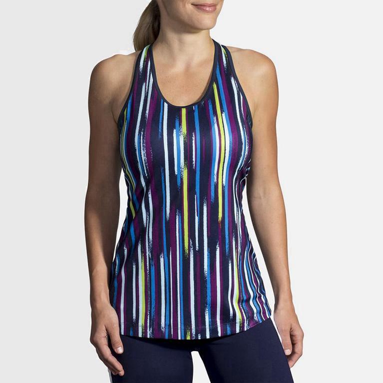 Brooks Pick-Up Australia - Women's Running Tank Top - Multicolor (421058-WRH)